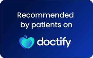 Recommended by partients on doctify